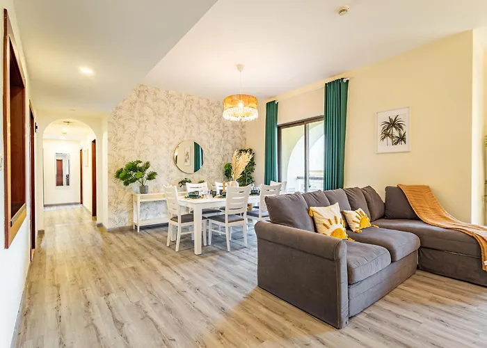 Family & Group Paradise - Jbr Beach 3 Min Walk - Ain Dubai Views - Heart Of Jbr - 14 People